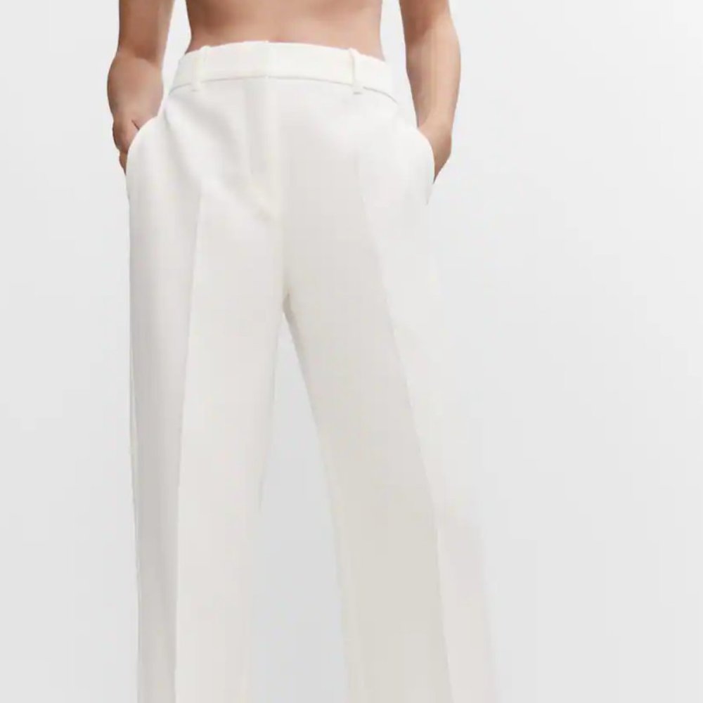 NWT Off White Wide Leg Trousers